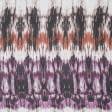 Тканини для хусток та бандан - Батист SIFFLET голограма фіолетовий/чорний/помаранчевий