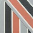 Тканини портьєрні тканини - Дралон смуга /TAJO колір св. сірий, т.сірий, теракот