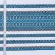 Ткани для рукоделия - Ткань скатертная тдк-109 №1  вид 2 аншлаг голубой (рапорт 180 см)
