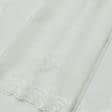 Ткани свадебная ткань - Гардинное полотно гипюр  лилия  молочный