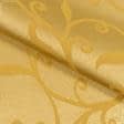 Ткани хлопок смесовой - Ткань скатертная вензель желтый