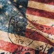 Тканини для наволочок - Декор-купон для наволочки Поштова марка прапор USA