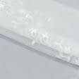 Ткани гардинные ткани - Тюль микросетка вышивка Софи  молочная  (фестон)