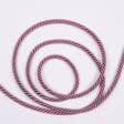 Ткани фурнитура для декора - Шнур  Верона цвет фиолетовый d=8мм