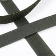 Ткани фурнитура и аксессуары для одежды - Липучка Велкро пришивная жесткая часть цвет хаки 25мм/25м