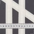 Тканини фурнітура для декора - Тасьма шторна Універсальна на петлях без шнура для збірки 25мм±0.5мм/50м крем