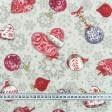 Тканини для сумок - Декоративна  новорічна тканина ткань bolkar болкар