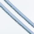 Ткани фурнитура для декоративных изделий - Репсовая лента Бусины цвет морская зелень 28 мм