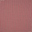 Тканини для скатертин - Декоративна тканина Рустікана клітинка колір вишня
