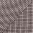Тканини для сорочок - Сорочкова  фланель у клітинку коричнева