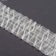 Тканини для тюлі - Тасьма шторна Стільники дрібні прозора КС-1:2.5 100мм±0.5мм/50м
