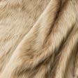 Ткани для верхней одежды - Мех длинноворсовый светло-коричневый