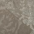 Тканини портьєрні тканини - Велюр жакард Вільнюс принт / VILNIUS  фон св.коричневий