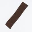 Ткани трикотаж - Воротник- манжет  коричневый 10*42см