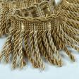 Ткани фурнитура для декора - Бахрома имеджен спираль золото
