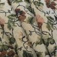 Ткани для верхней одежды - Гобелен  цветущий плющ 