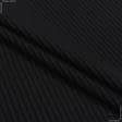 Тканини для суконь - Трикотаж Мустанг резинка чорний
