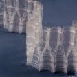 Ткани фурнитура для декоративных изделий - Тесьма шторная Y-буфы прозрачная КС-1:3 160 мм±0.5мм/50м