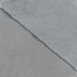 Ткани для жилетов - Дубленка мех софт серый