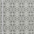 Ткани для римских штор - Декоративная ткань Айпаче орнамент черный