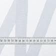 Тканини фурнітура для декора - Репсова стрічка Грогрен світло сіра 31 мм