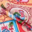 Ткани horeca - Ткань скатертная рогожка Новогодняя