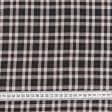 Тканини для блузок - Платтяна TWILMEL клітинка чорна/сіра