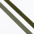 Ткани спец.ткани - Липучка Велкро пришивная мягкая часть цвет темная оливка 25мм/25м
