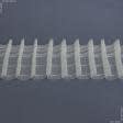 Тканини фурнітура для декора - Тасьма шторна Олівцева прозора КС-1:2 120мм±0.5мм/50м