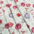 Тканини для сумок - Декоративна  новорічна тканина ткань bolkar болкар