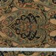 Тканини для декоративних подушок - Гобелен візантія беж зелений