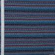 Тканини портьєрні тканини - Гобелен Орнамент -107 синій,блакитний,теракот