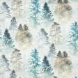 Ткани хлопок - Декоративная ткань Мискас Зимний лес молочный