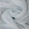 Тканини гардинні тканини - Тюль льон Лато св. блакитна крейда з обважнювачем