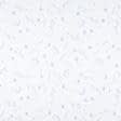 Тканини для постільної білизни - Бязь набивна ТКЧ волошки лавандові на білому