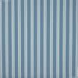 Тканини для скатертин - Декоративна тканина Рустікана смуга широка колір т.блакитний