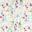 Тканини для перетяжки меблів - Декоративний нубук Петек Баскілі / BASKILI квіти ромашки