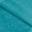 Ткани для верхней одежды - Плюш (вельбо) бирюзовый