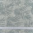 Ткани портьерные ткани - Декоративная ткань Пальмовые листя / COSE морская зелень