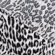 Тканини для блузок - Штапель Фалма принт леопард біло-сірий