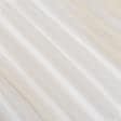 Тканини для рукоділля - Тюль сітка льон Супрайз молочна з обважнювачем