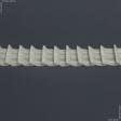 Тканини фурнітура для декора - Тасьма шторна Рівномірна матова КС-1:2.5 40мм±0.5мм/100м
