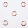 Тканини фурнітура для карнизів - Люверс економ малі рожевий 25мм