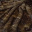Ткани мех для воротников - Мех искусственный соболь темный