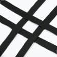 Ткани фурнитура для декоративных изделий - Репсовая лента черная 20 мм