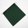 Тканини екосумка - Мішечок саржа зелена 40х40