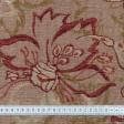 Тканини для декоративних подушок - Гобелен Квіти бодіам бежевий