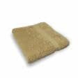 Ткани махровые полотенца - Полотенце махровое с бордюром 50х90 кофейное