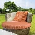 Тканини для безкаркасних крісел - Дралон /LISO PLAIN помаранчевий