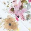 Тканини гардинні тканини - Тюль батист Мадрід квіти фрезові з обважнювачем